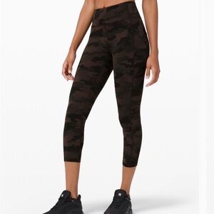 Lululemon Camo High-Waist Crop Leggings